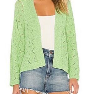 💚 BB DAKOTA 💚 Mint  Green Gimme Shelter Cardigan Sweater Size S